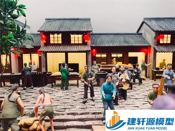 新能源香市微缩模型